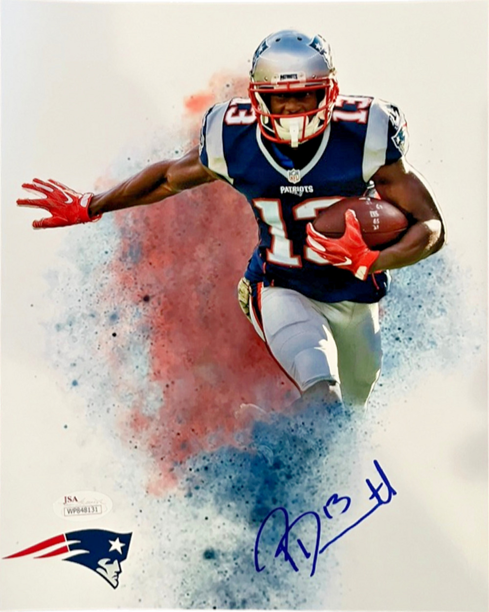 New England Patriots Phillip Dorsett Signed 8x10 Photo Auto JSA Super Bowl Champ